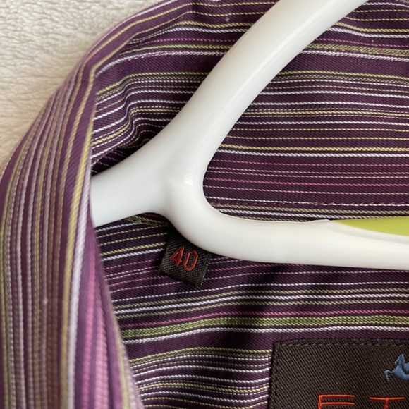 Etro Multi-Striped Men’s Dress Shirt - Picture 7 of 8